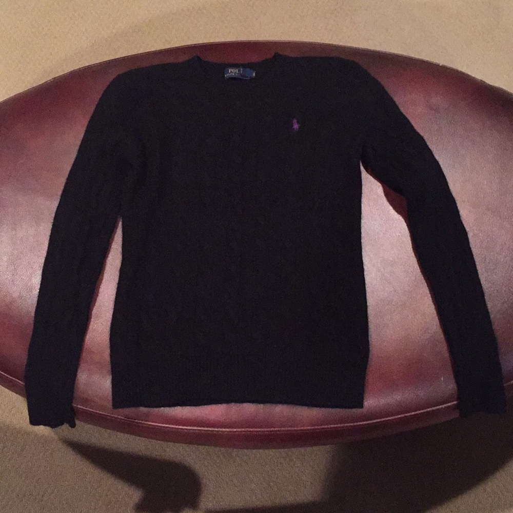 Black Polo sweater